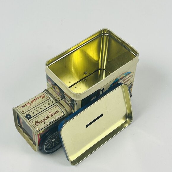 Vintage Cherrydale Farms Tin Truck Bank Collectible Promo Vehicle - Picture 6 of 10